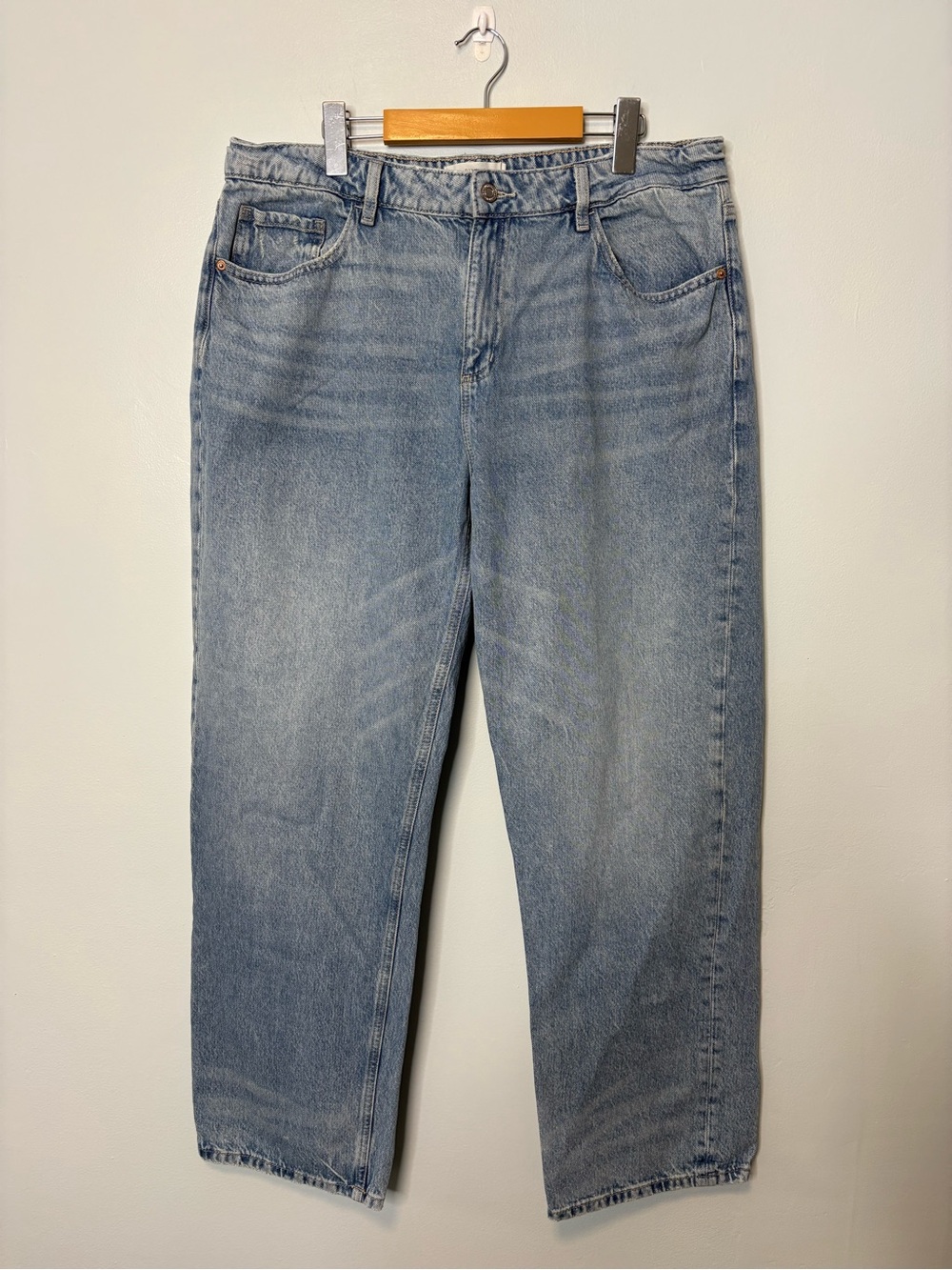 Dynamite Mika Relaxed Straight Light Blue Jeans Womens Size 14/32